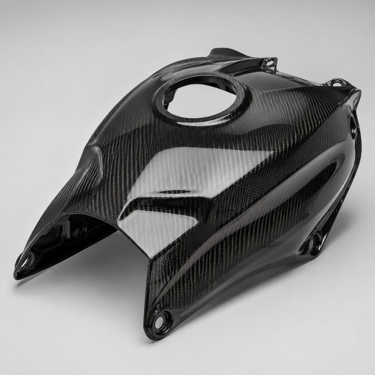 Copertura serbatoio moto in fibra di carbonio