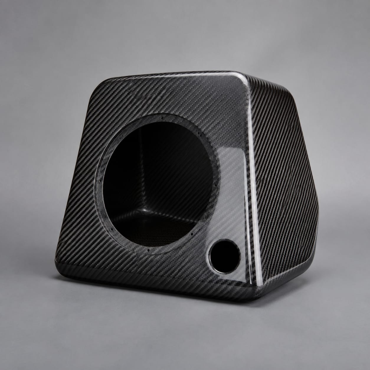Cassa acustica in fibra di carbonio