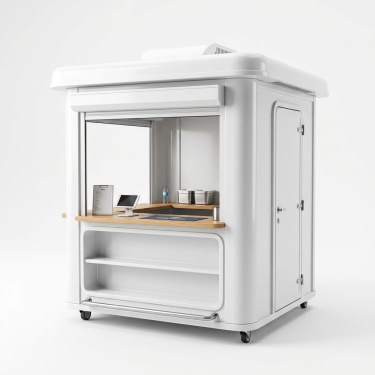 Cabina FRP per Beach Servizio