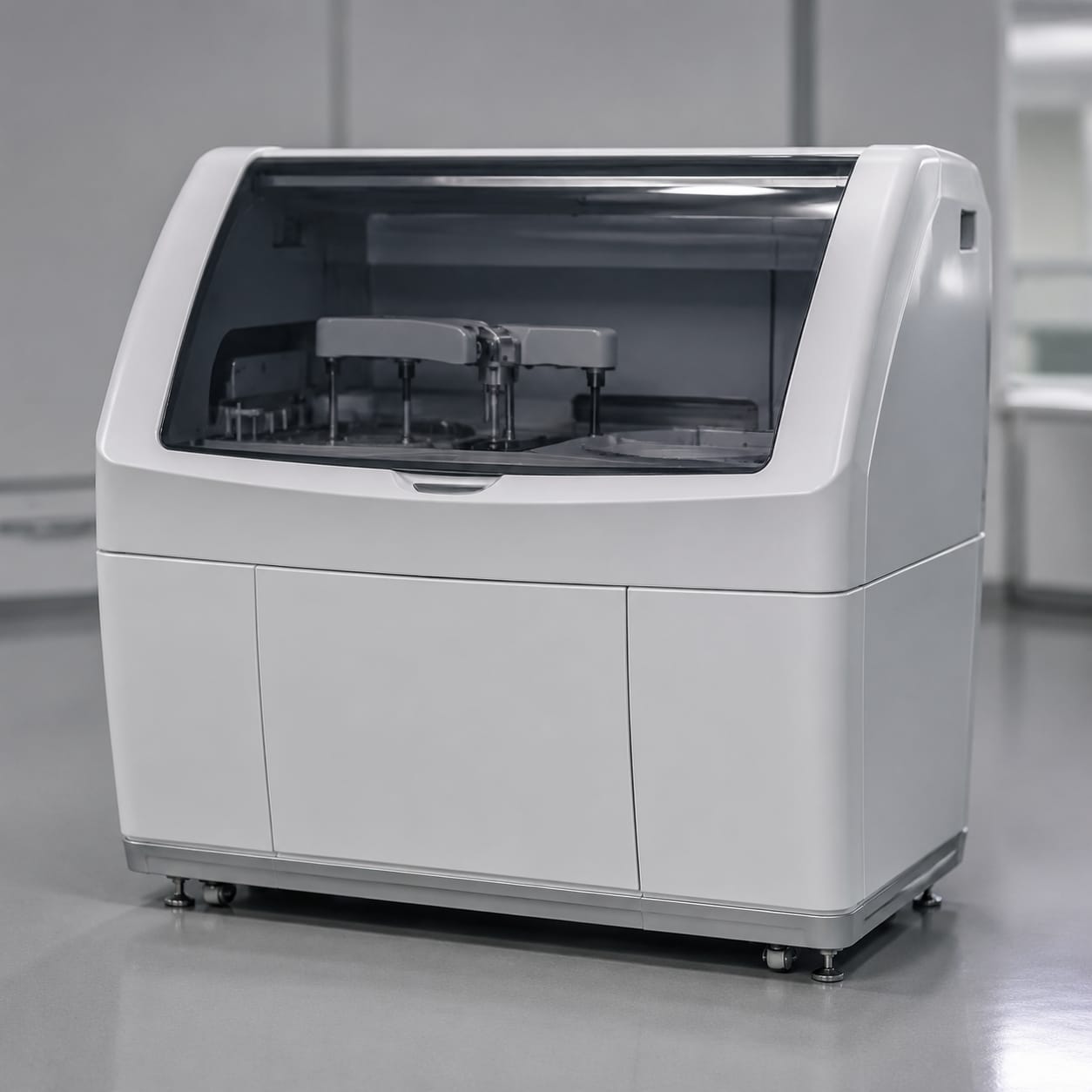Alloggiamento per analizzatore biochimico in FRP