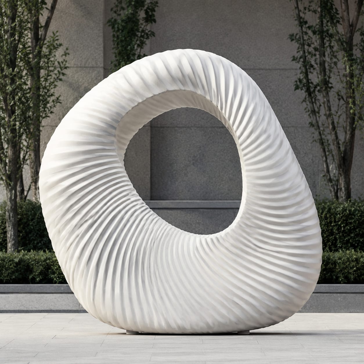Scultura decorativa da cortile in FRP