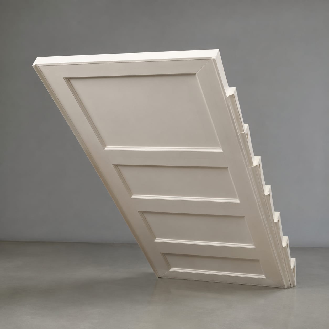Pannello per intradosso di scala scenografica in FRP