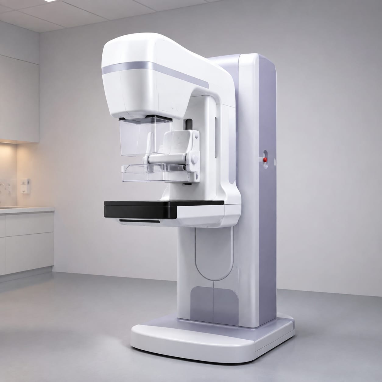 Alloggiamento per sistema mammografico in FRP