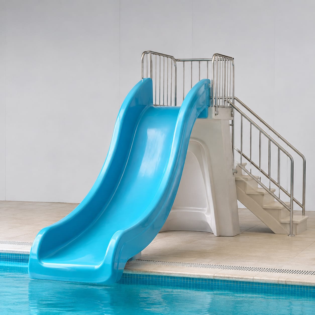 Scivolo familiare a bordo piscina in FRP