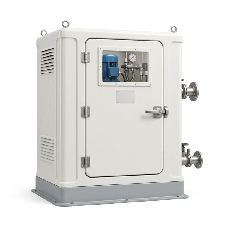 Involucro FRP per Pompa Station
