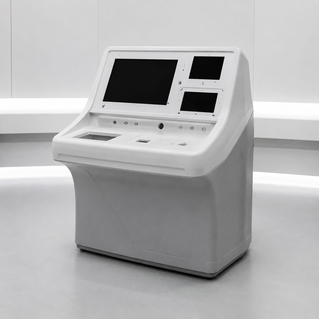 Alloggiamento per consolle di radioterapia in FRP