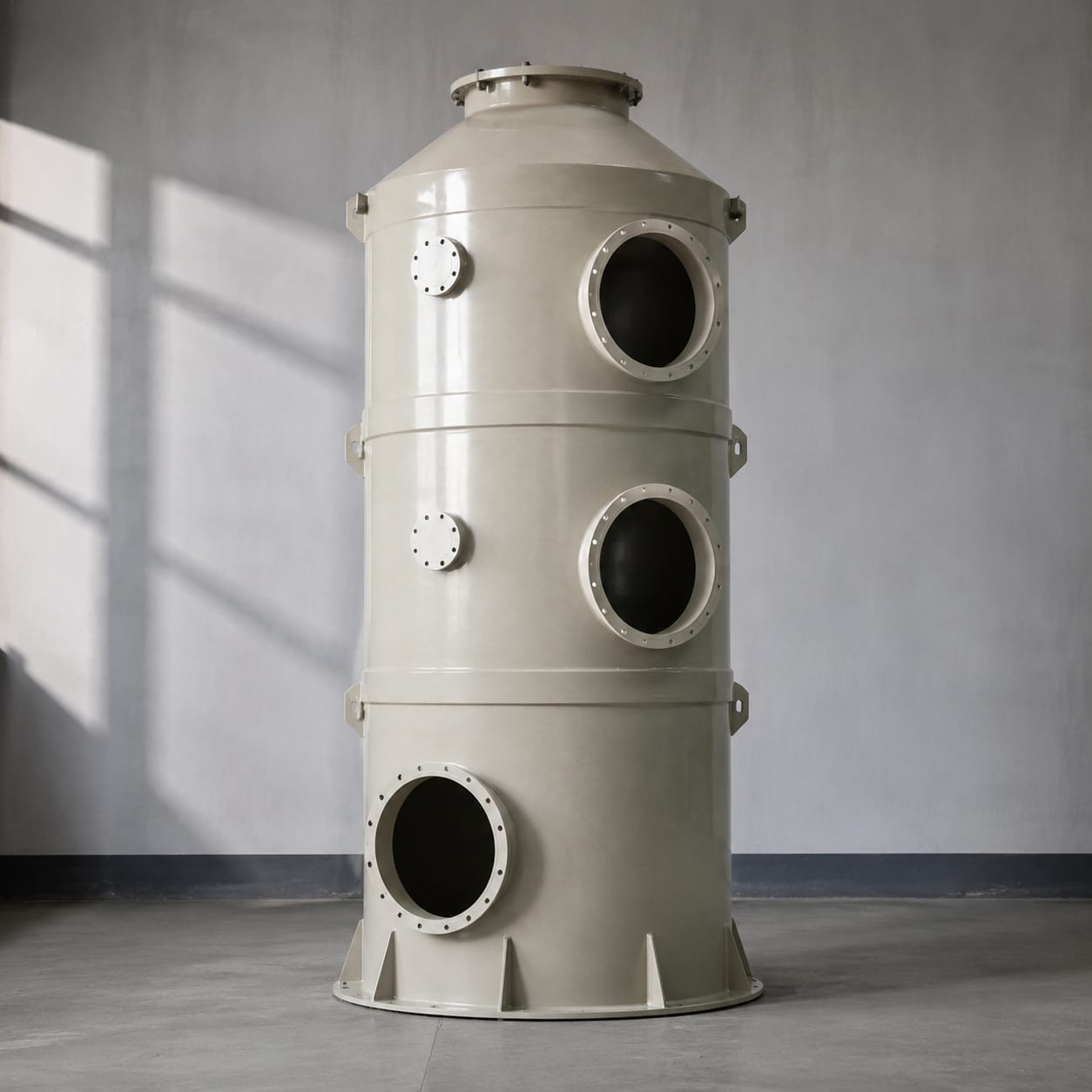 Guscio per torre scrubber in FRP